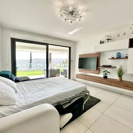 Paradise - Piscine, Clim Et Parking Apartment Nice